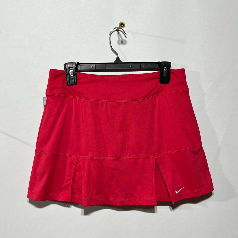 Nike Dri-Fit‎ Pink and White Athletic Golf Skirt/Skort Size Large